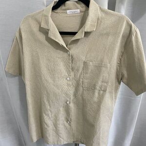 Grande Made In Korea Linen Short Sleeve Shirt